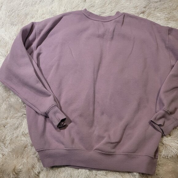 Def Leppard Sweater Glitter Animal Print Mauve Pink Sz S - Picture 6 of 8